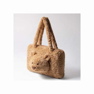 Jellycat Bartholomew Bear Tote Bag USA | 46571BGAY